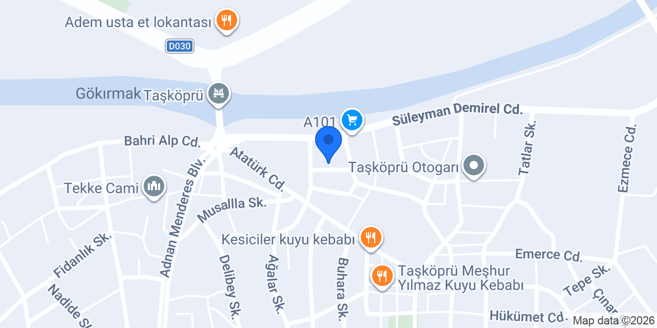 Taşköprü Sulama Birliği konumu