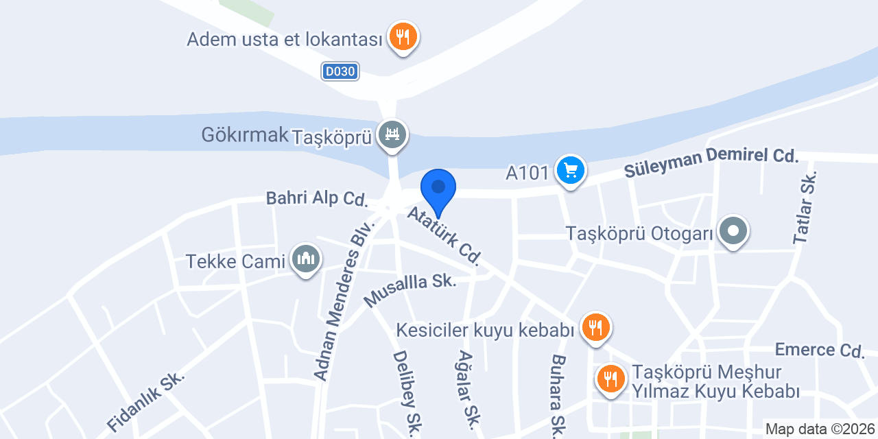Pınar Tekel Market konumu