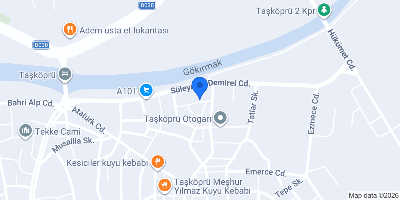 Taşköprü Şoförler Ve Otomobilciler Odası konumu