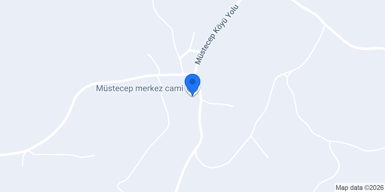 Müstecep merkez cami konumu