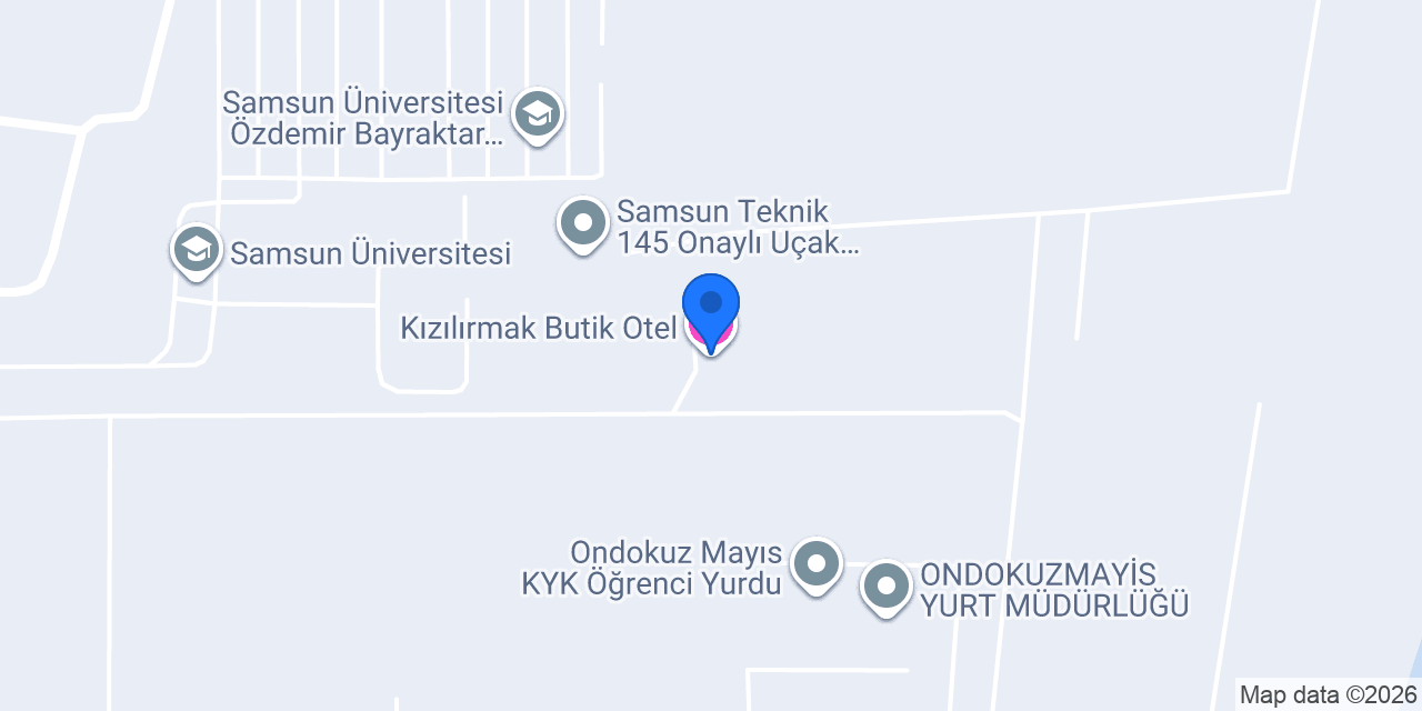 Kızılırmak Butik Otel konumu