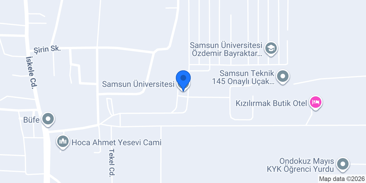Samsun Üniversitesi Uçuş Akademisi konumu