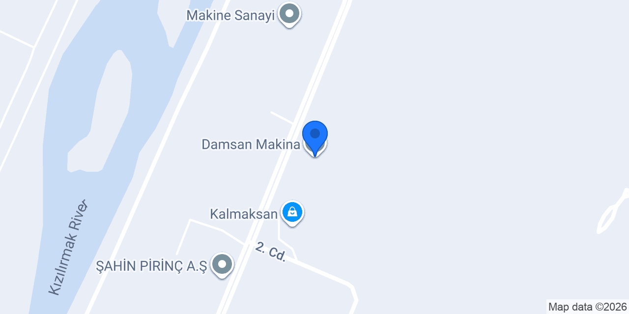 Damsan Makina konumu