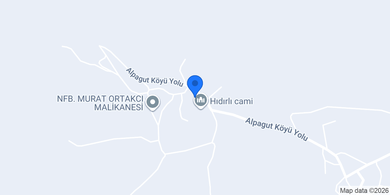Alpagut Köyü Muhtarlığı konumu