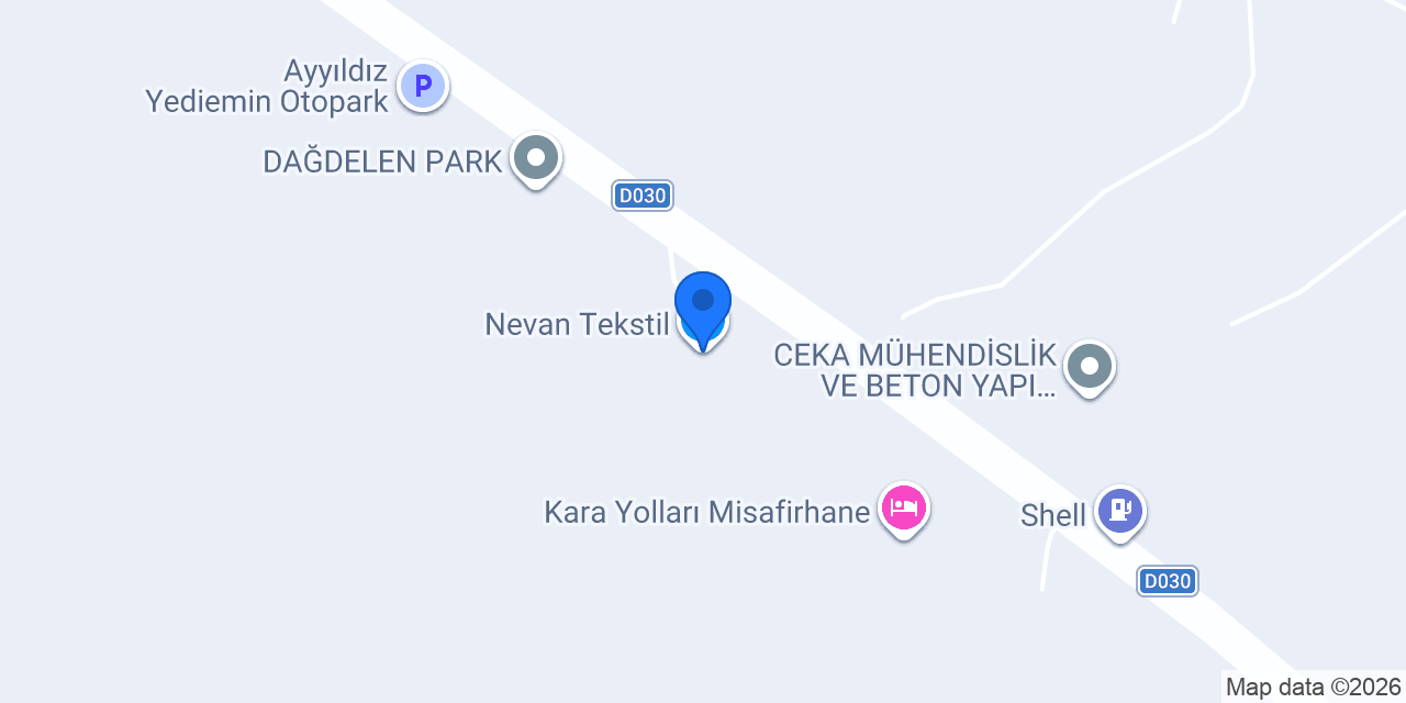 Nevan Tekstil konumu