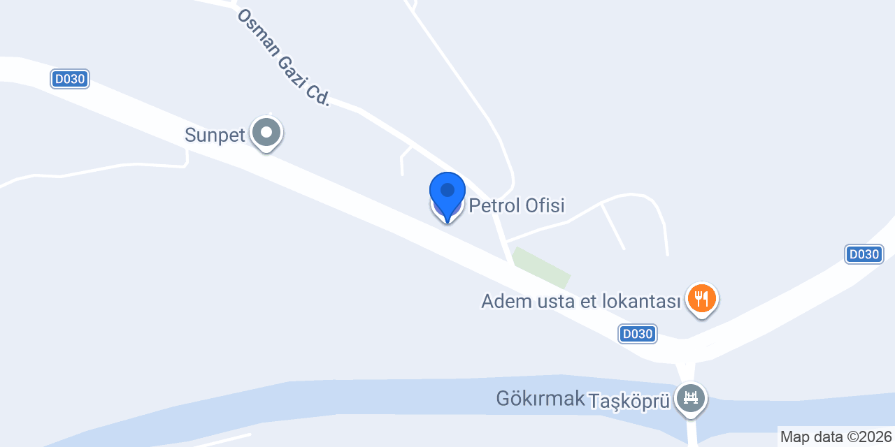 Petrol Ofisi konumu