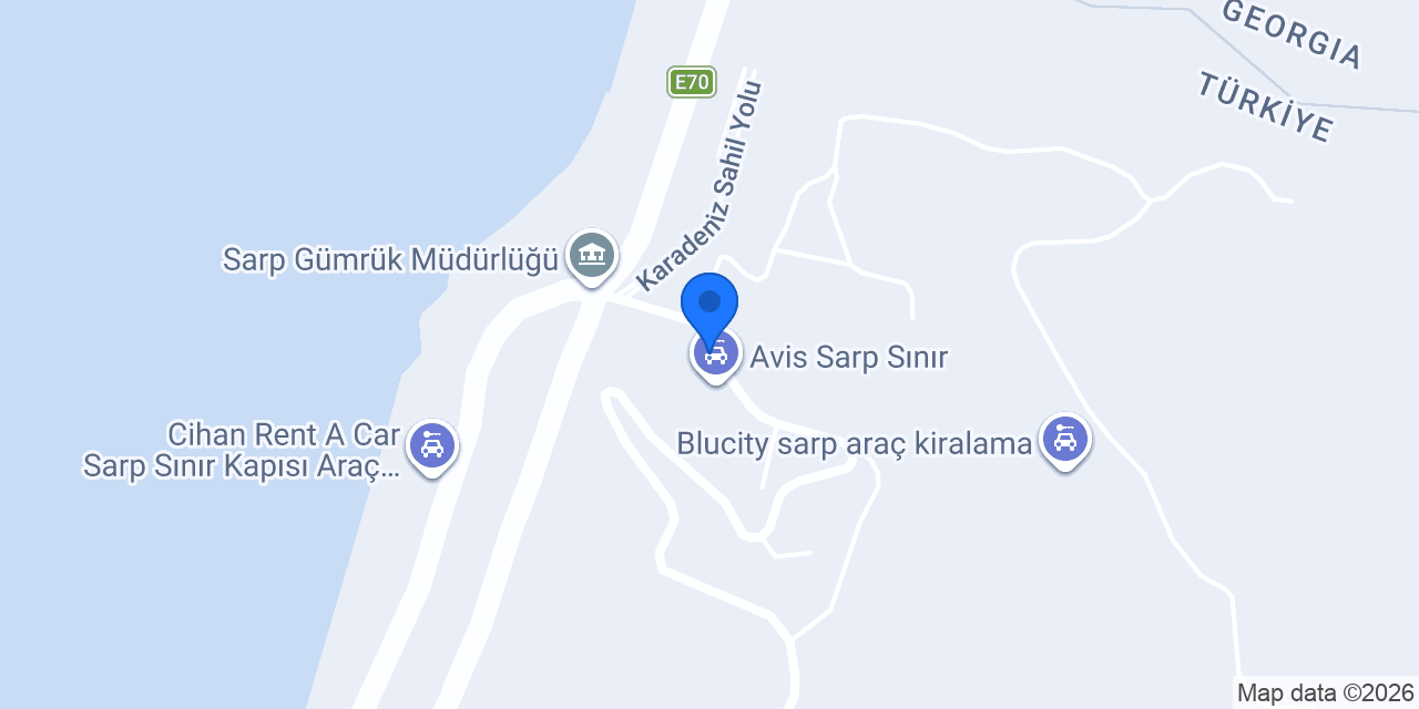 SARP OTOPARK konumu