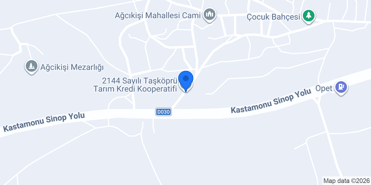 2144 Sayılı Taşköprü Tarım Kredi Kooperatifi konumu