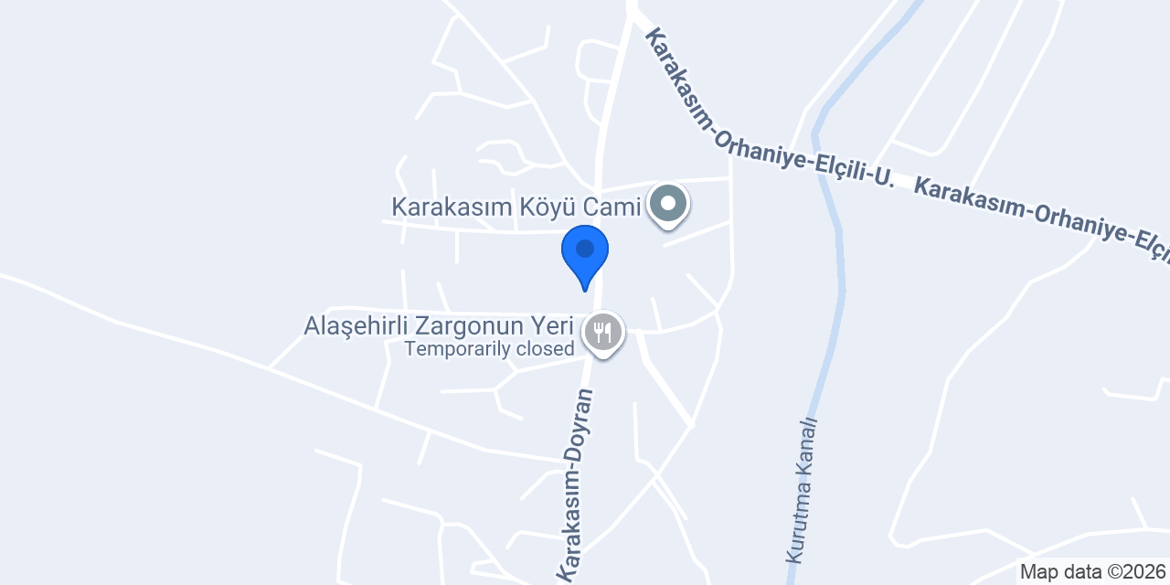 Karakasim köy kahvesi konumu