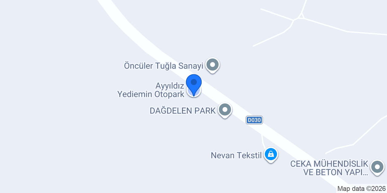 Ayyıldız Yediemin Otopark konumu