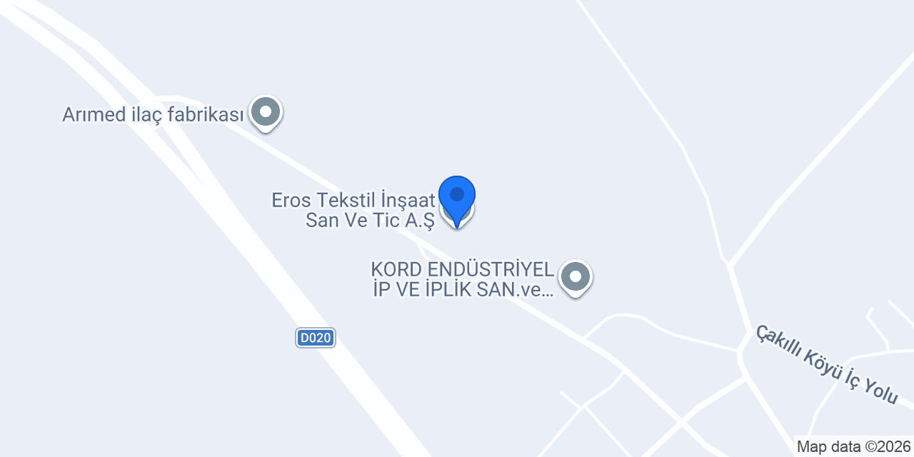 Eros Tekstil İnşaat San Ve Tic A.Ş. konumu