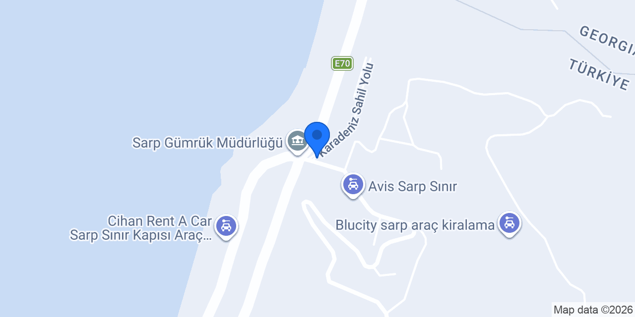 EMC RENT A CAR konumu