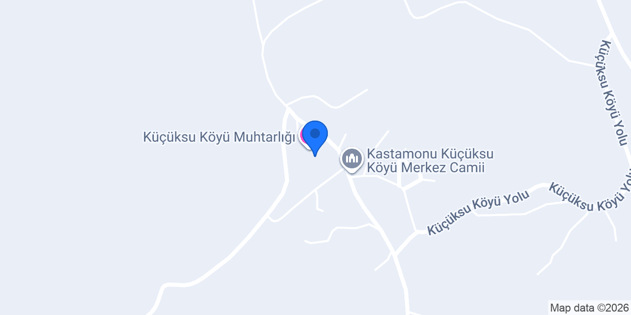 Küçüksu Köyü Muhtarlığı konumu