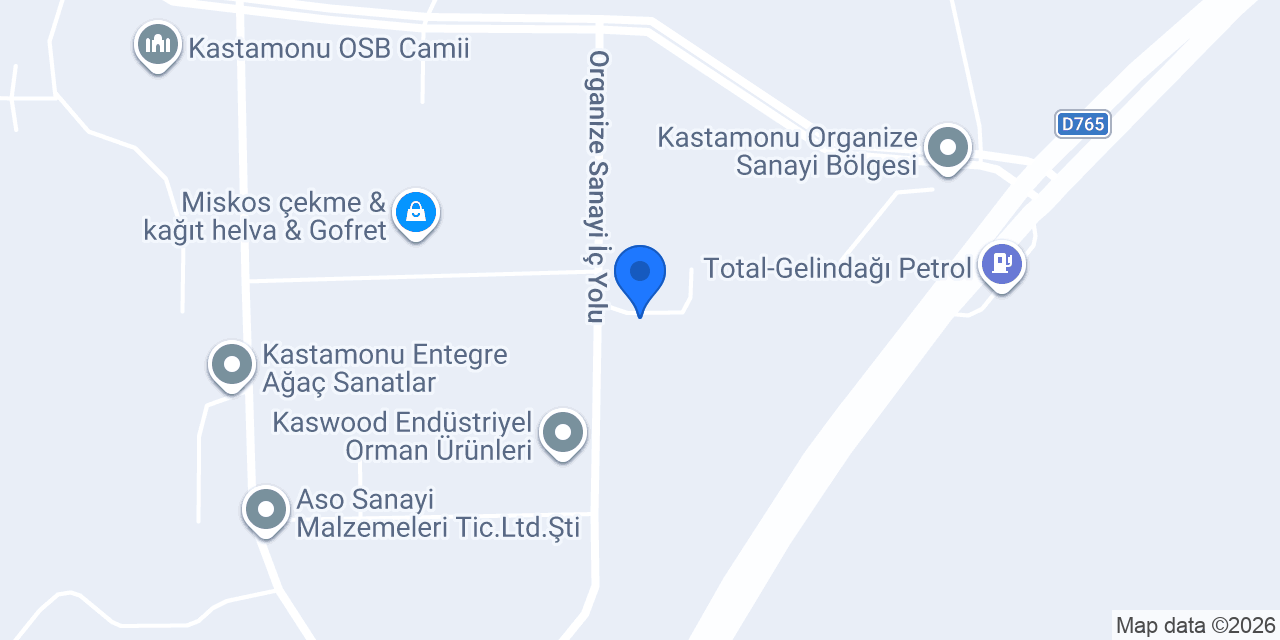 Dekast Endüstri Ltd. Şti. konumu