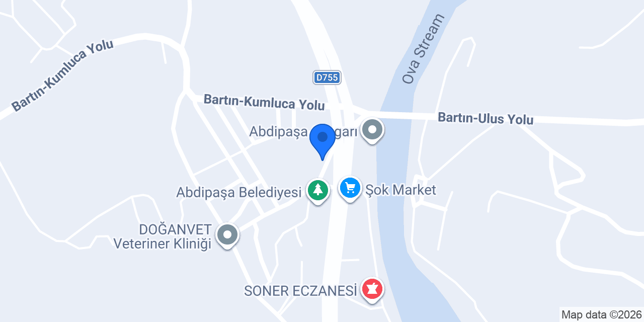 Abdipaşa Veteriner Kliniği konumu