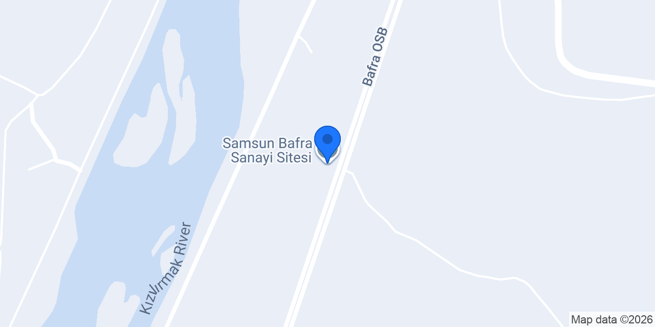 Samsun Bafra Sanayi Sitesi konumu