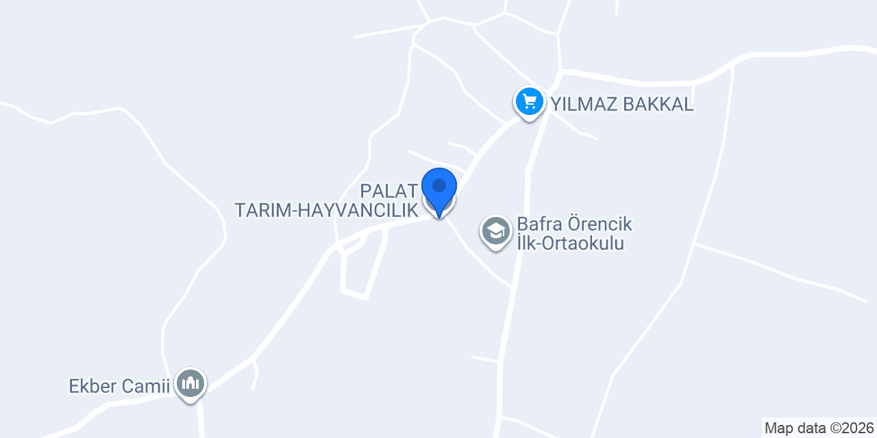 PALAT TARIM-HAYVANCILIK konumu
