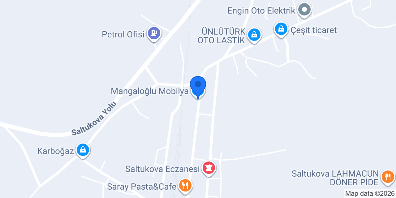 Mangaloğlu Mobilya konumu