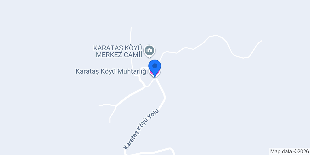 Karataş Köyü Muhtarlığı konumu