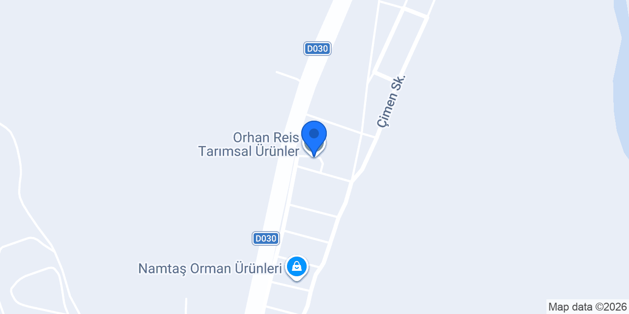 Orhan Reis Tarımsal Ürünler konumu
