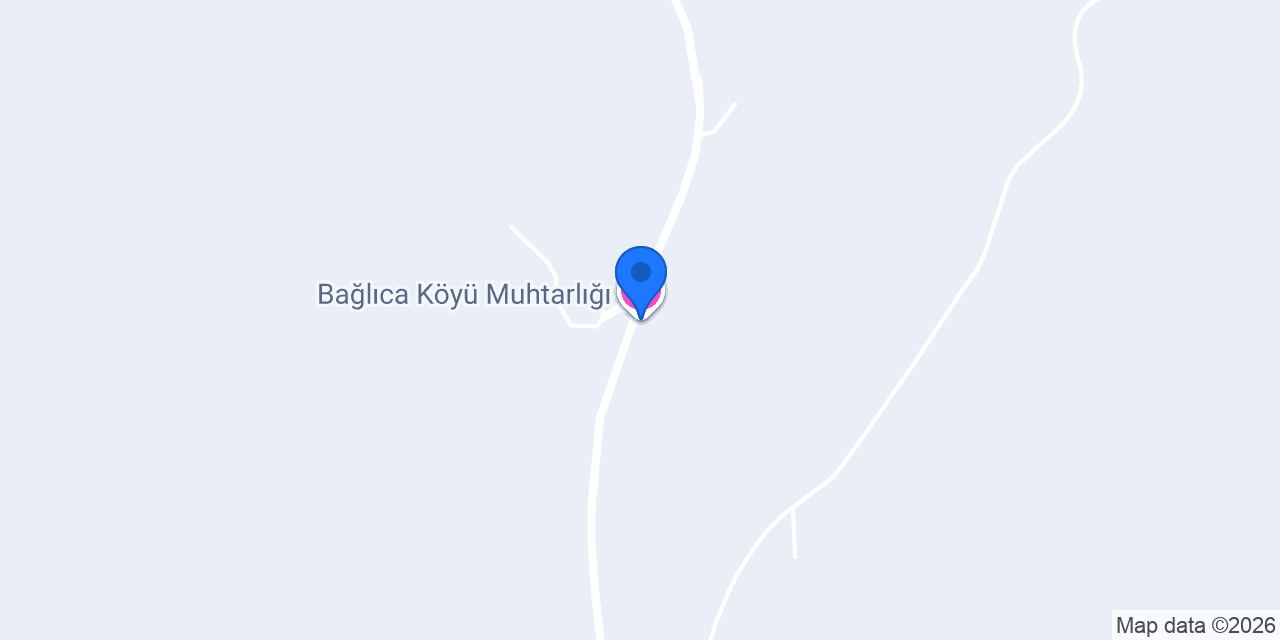 Bağlıca Köyü Muhtarlığı konumu