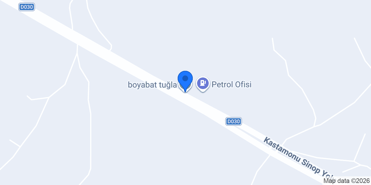 boyabat tuğla konumu