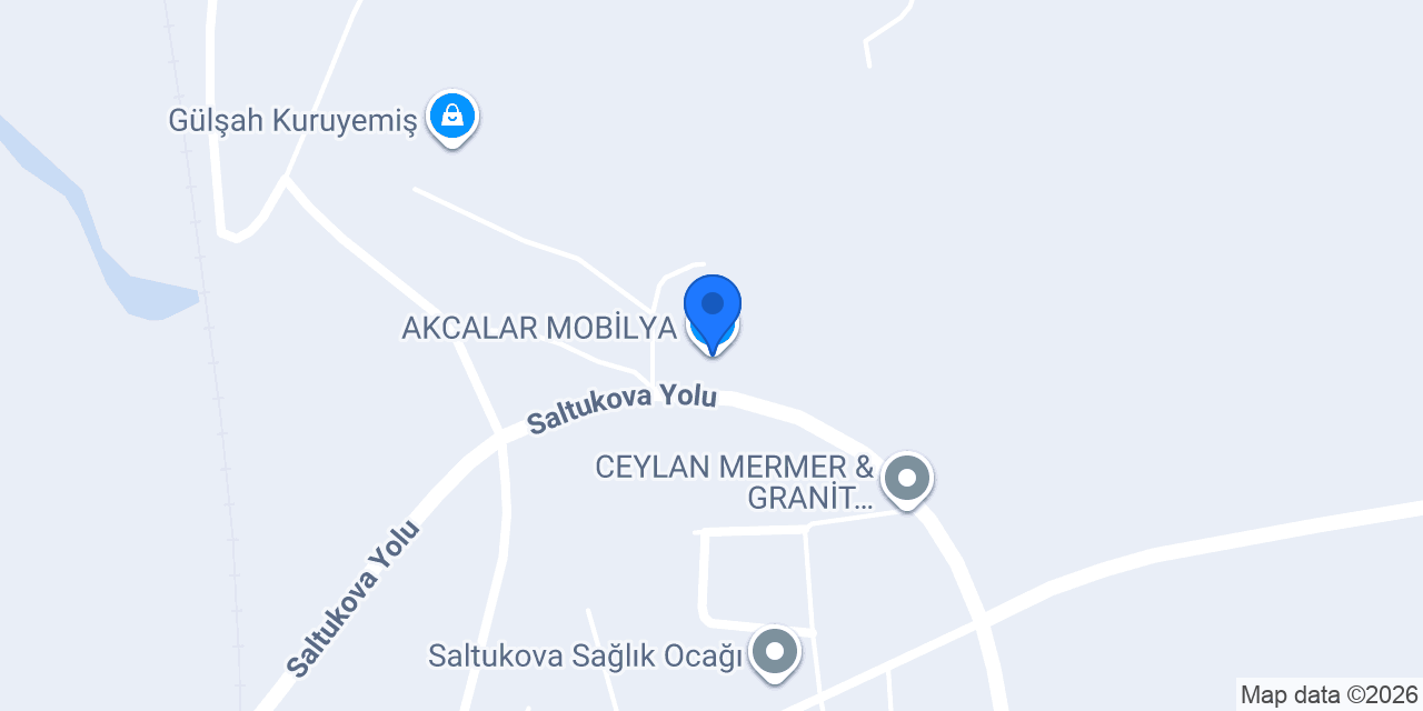 AKCALAR MOBİLYA konumu
