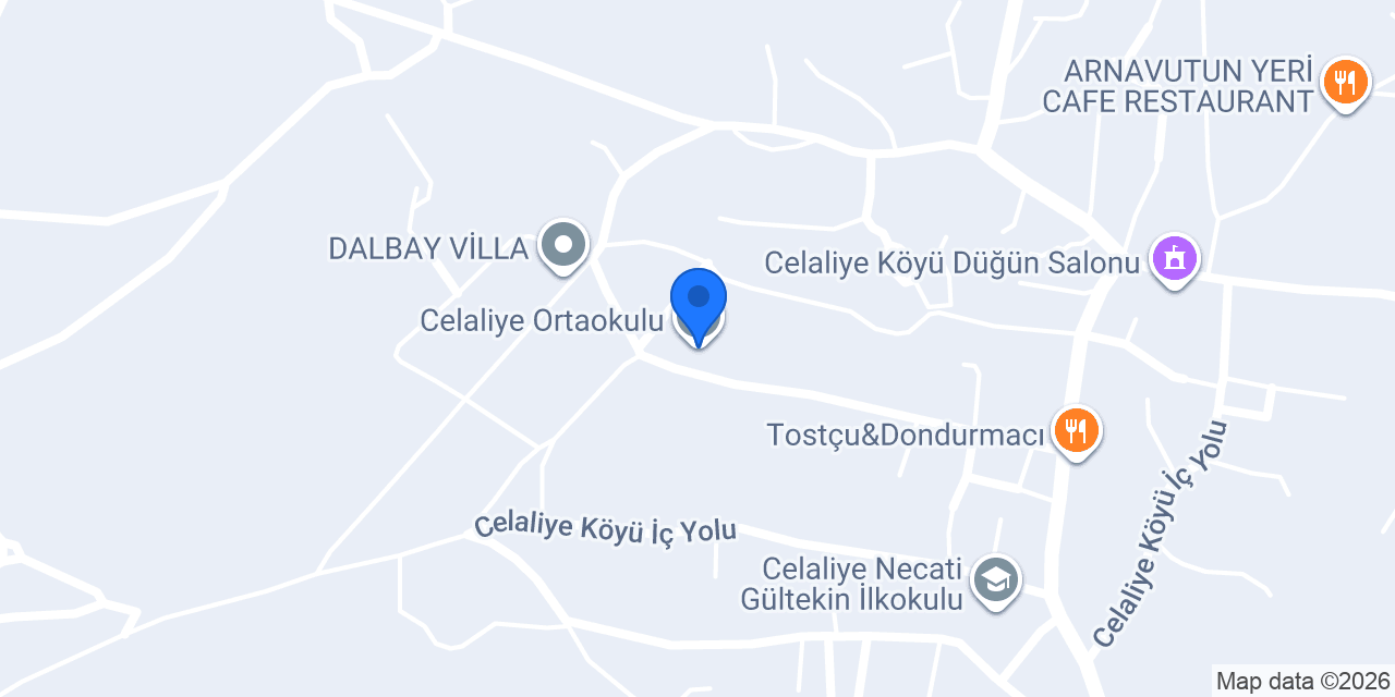 Celaliye Ortaokulu konumu