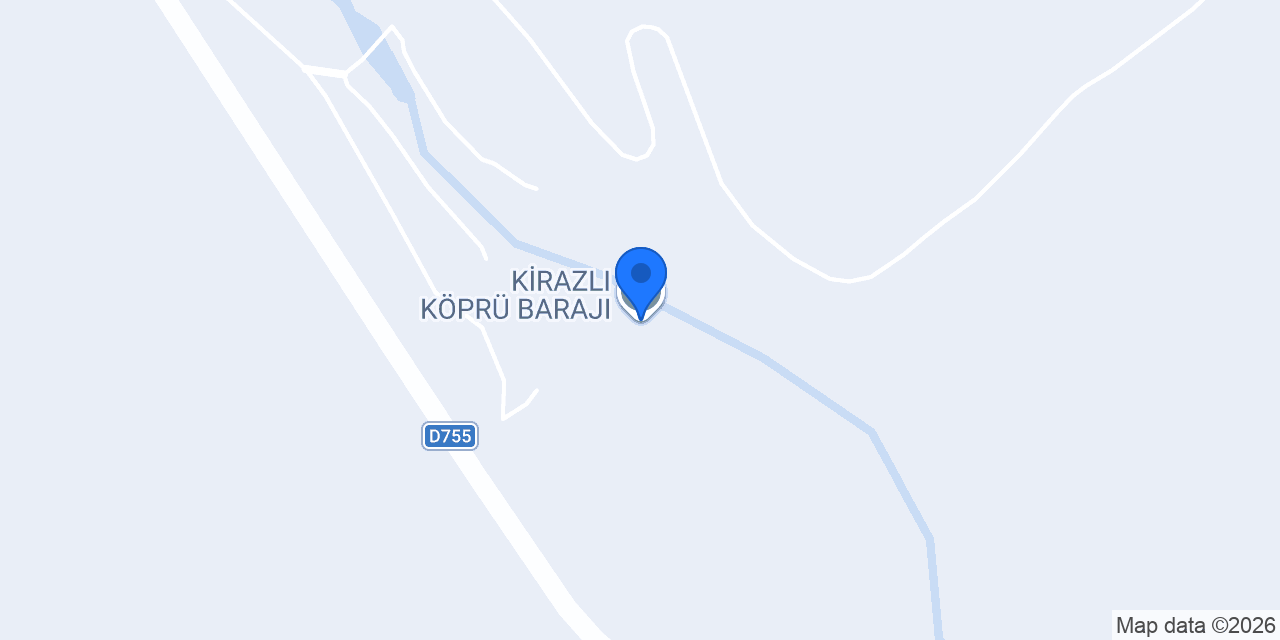 KİRAZLI KÖPRÜ BARAJI konumu