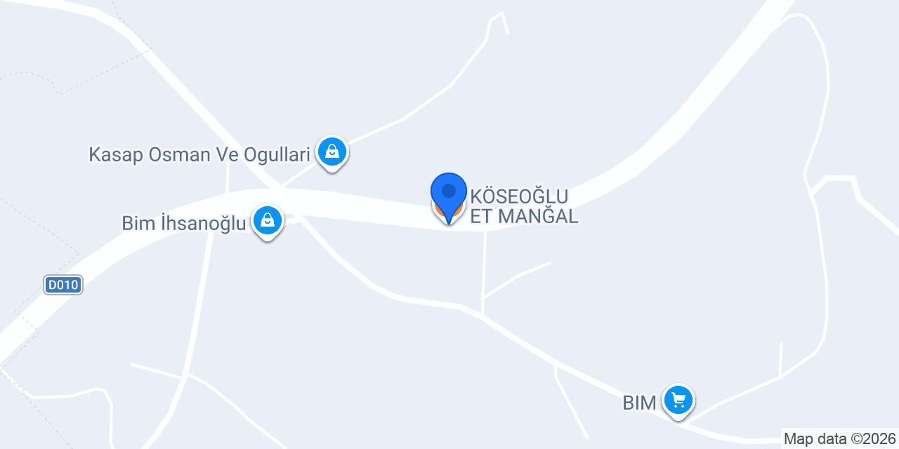 KÖSEOĞLU ET MANĞAL konumu