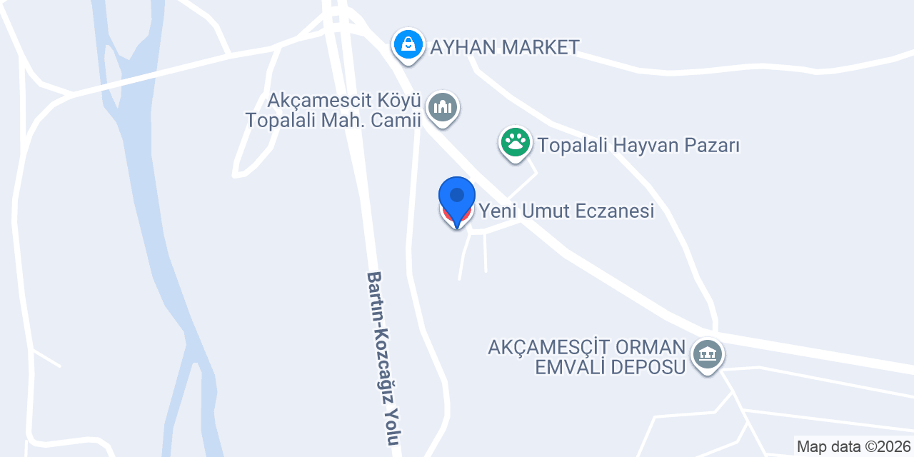 Yeni Umut Eczanesi konumu