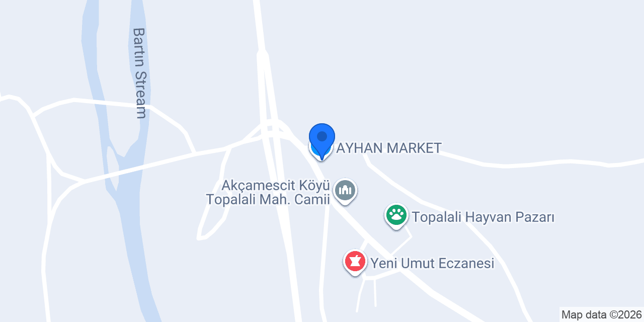 AYHAN MARKET konumu