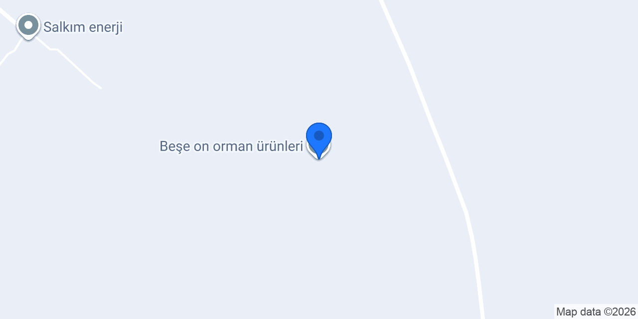 Beşe on orman ürünleri konumu