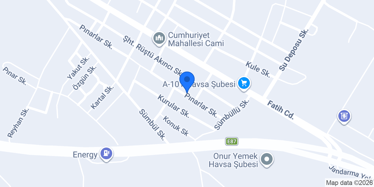 Ecemnur Giyim konumu