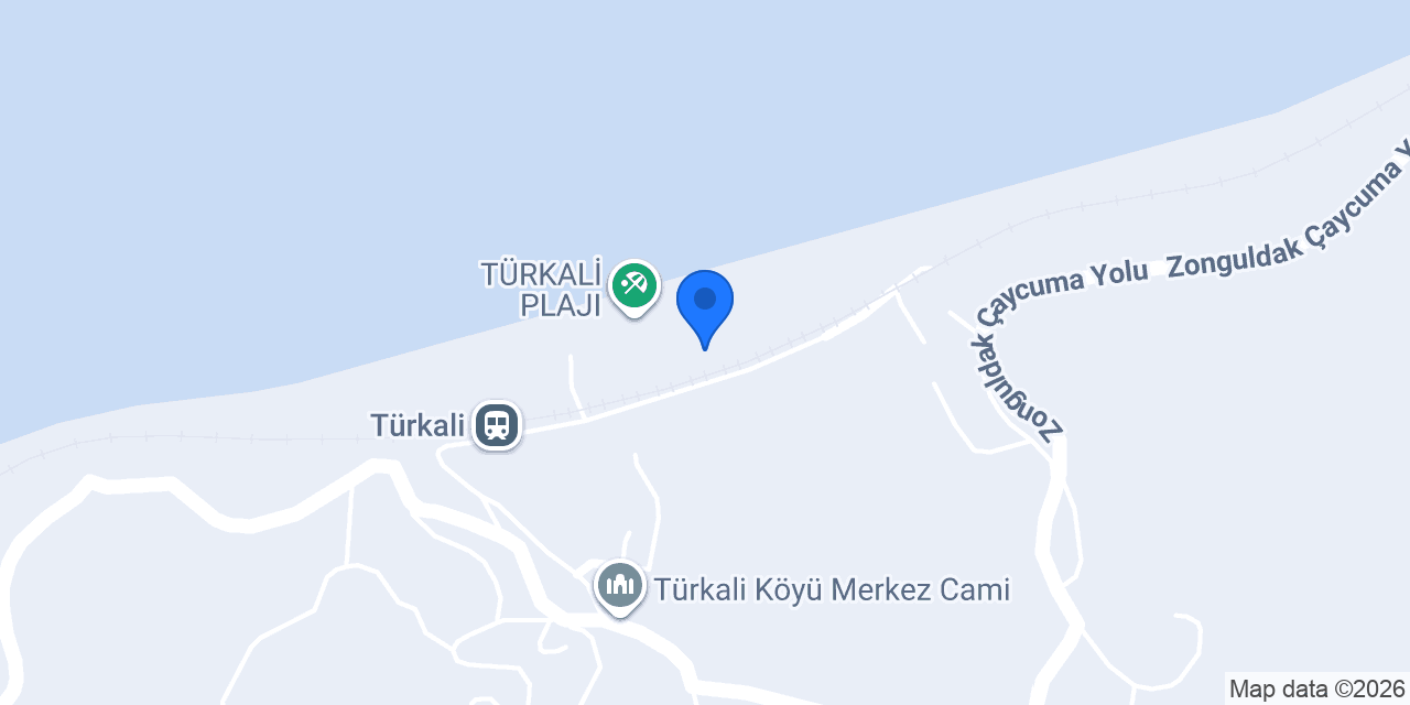 Türkali Sahil Plajı konumu