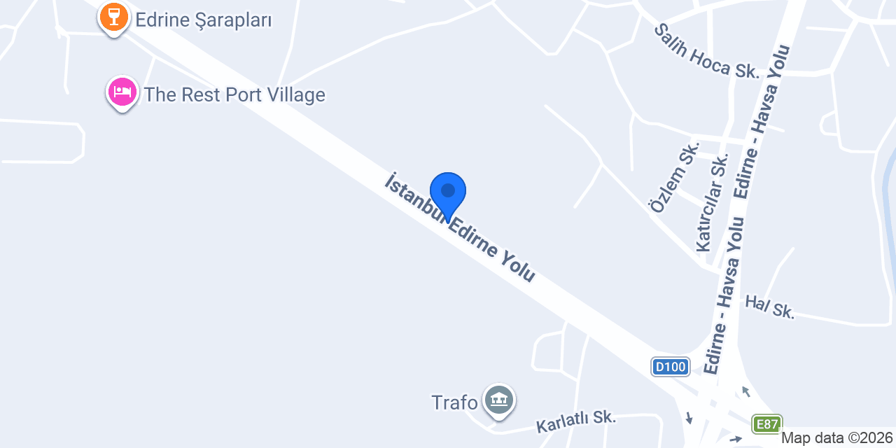 Havsa Öğretmenevi konumu