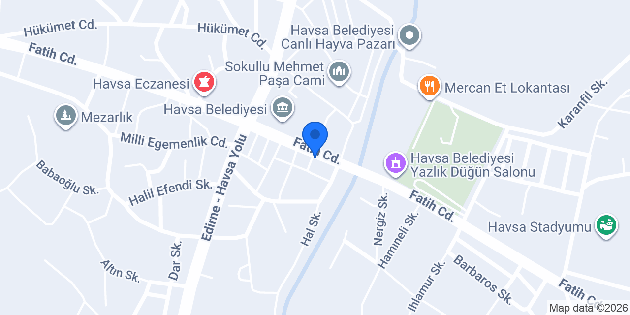 BİZİM KASAP RESTORAN konumu