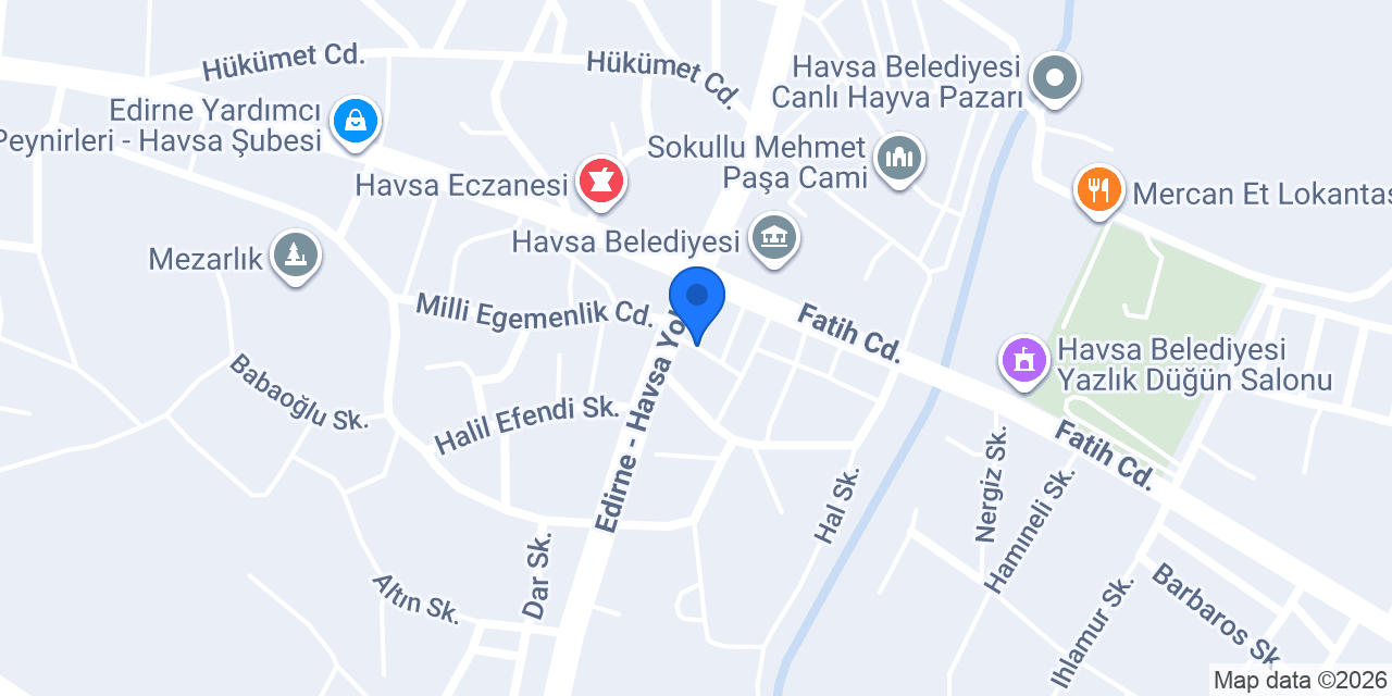 CLASS ERKEK KUAFÖRÜ konumu