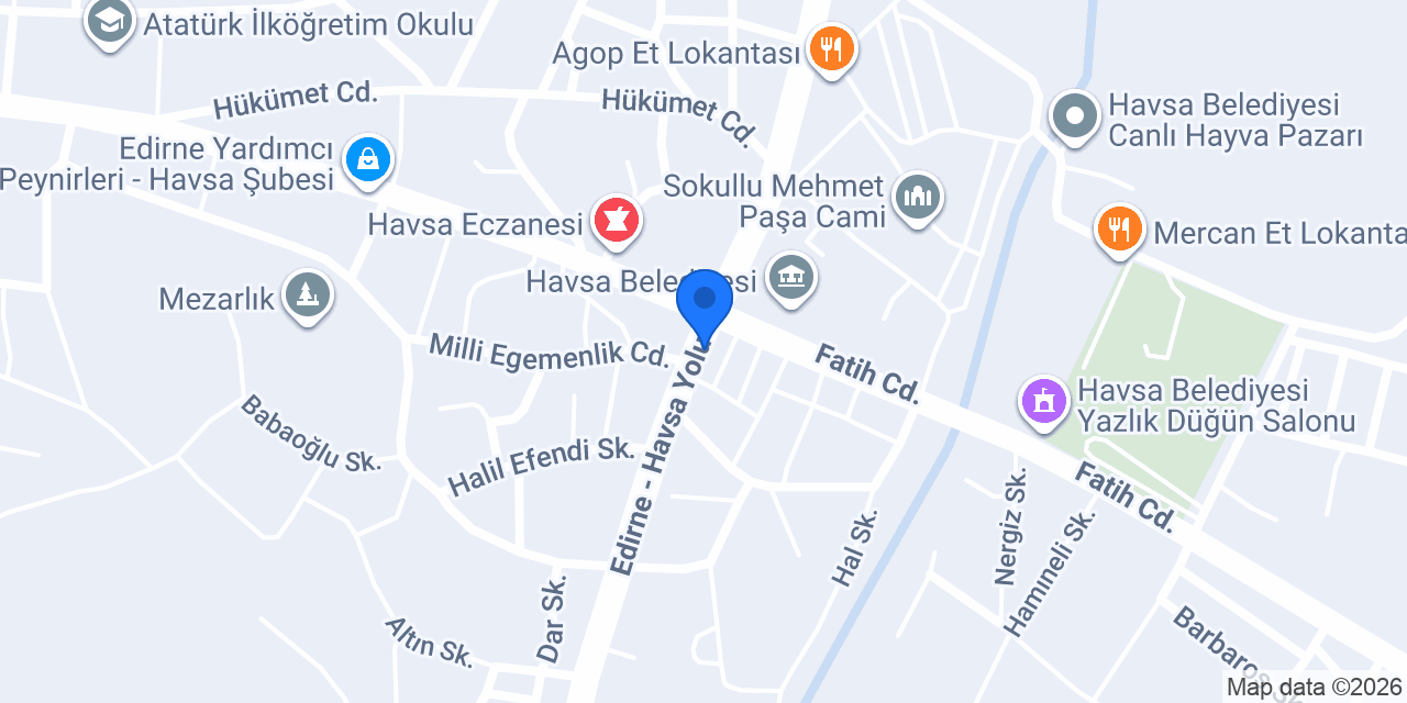 ARDA TAVA CİĞER konumu