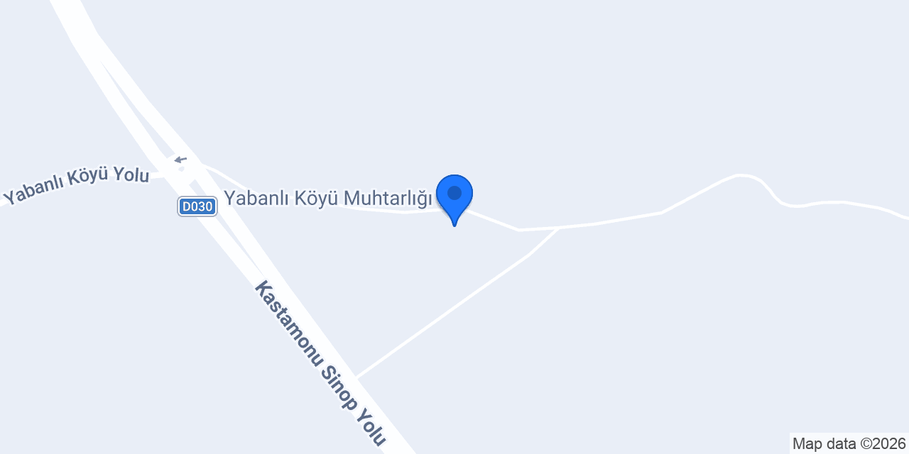 Yabanlı Köyü Muhtarlığı konumu