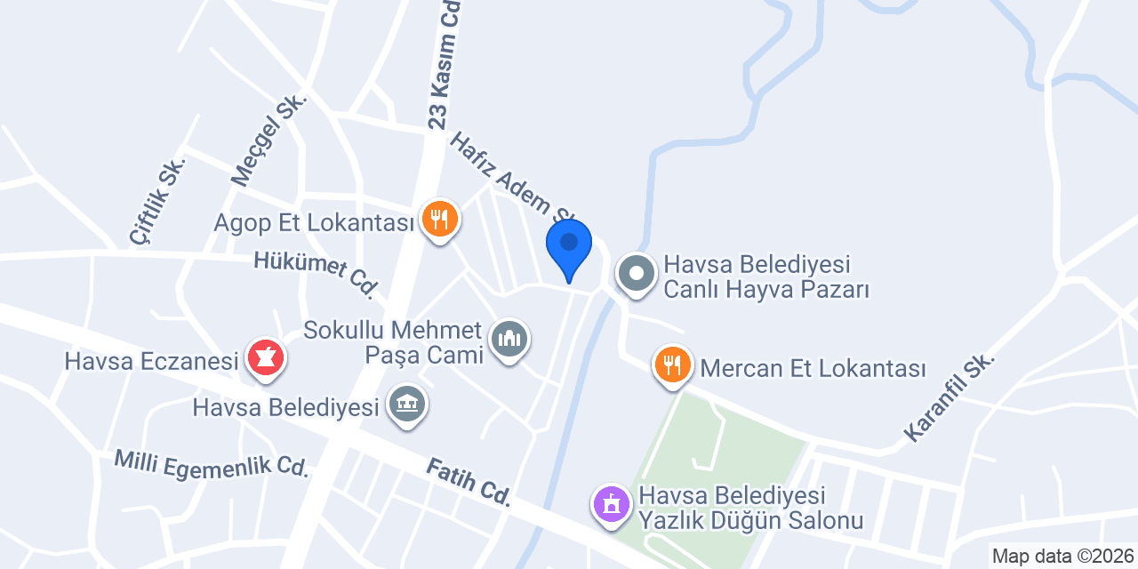 Sokollu İlköğretim Okulu konumu
