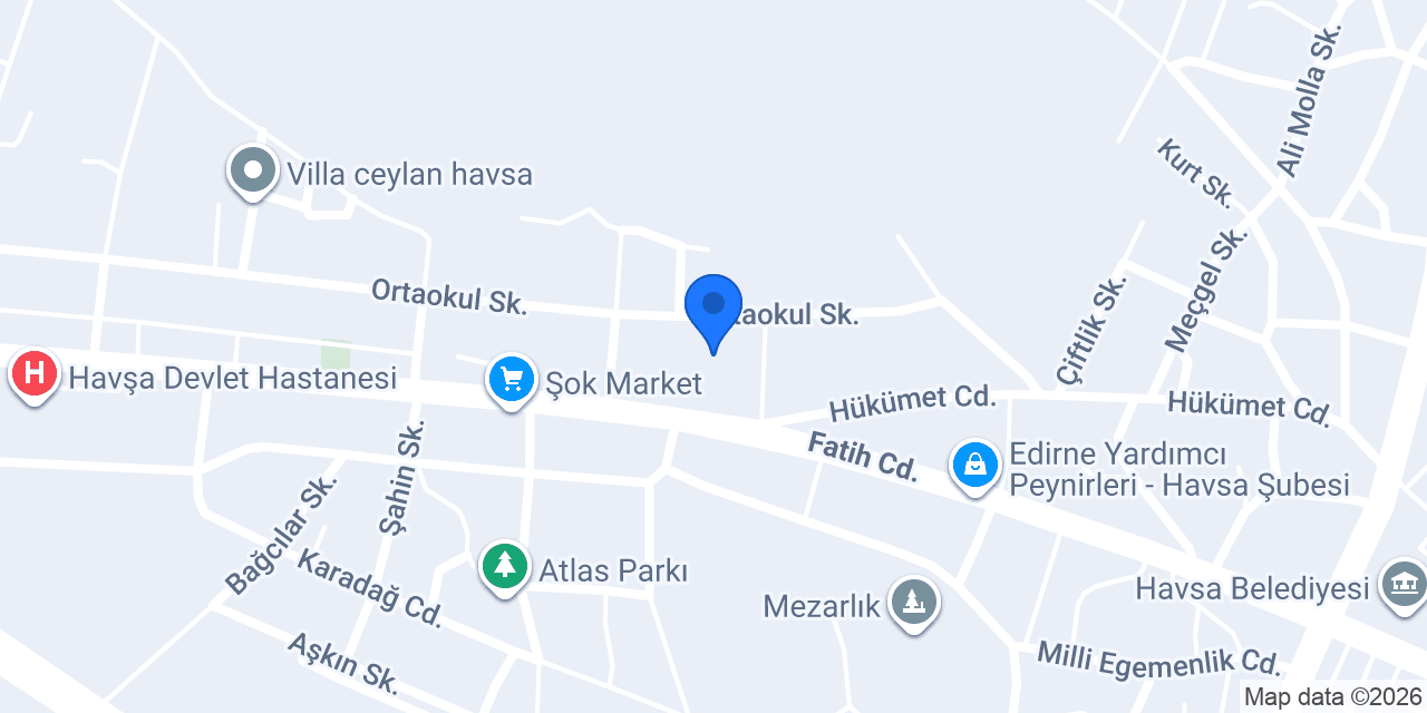 Atatürk İlköğretim Okulu konumu