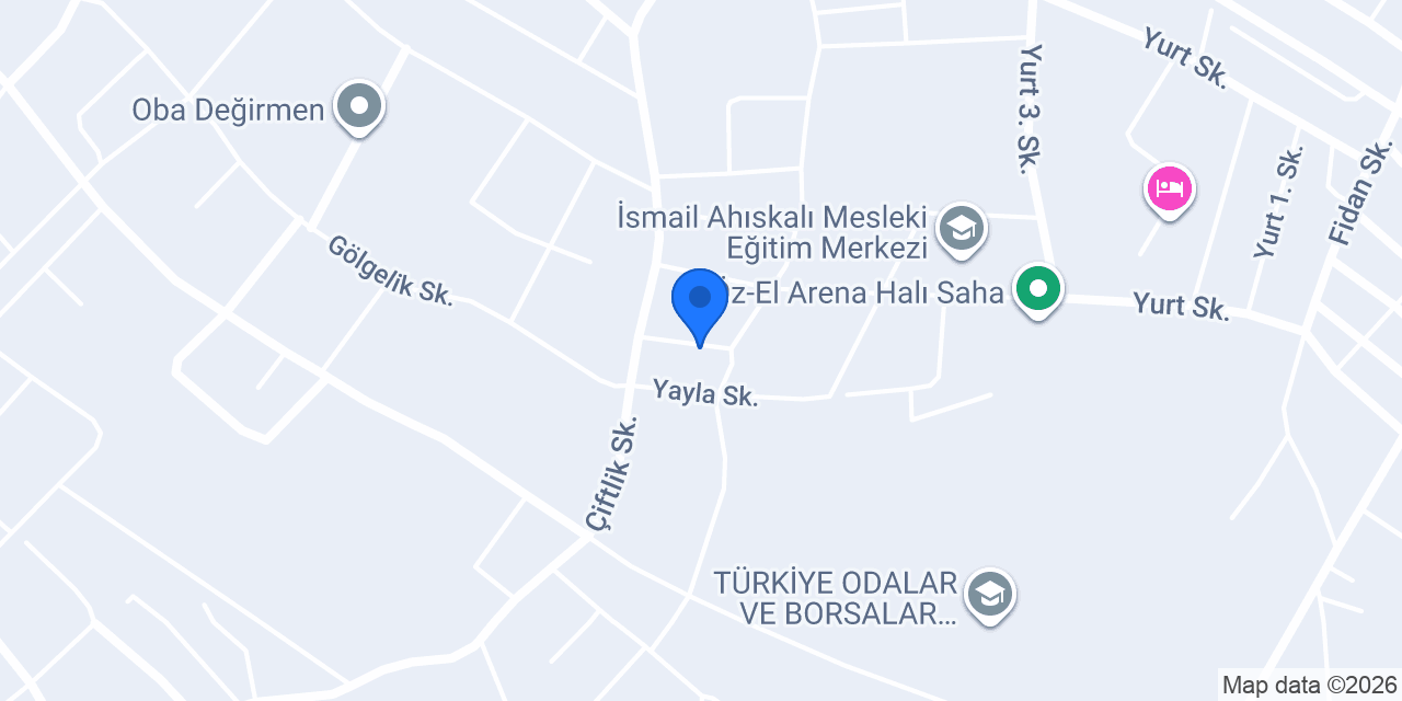 Özel Bafra Valide Sultan Anaokulu konumu