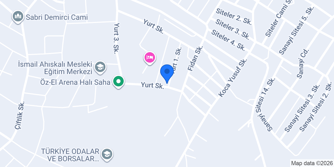 Bekar Mobilya Kesim (Ebatlama) konumu