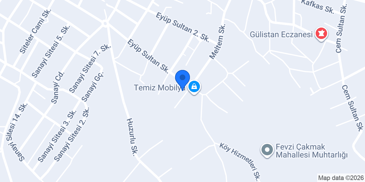 Bostancıoğlu mobilya konumu
