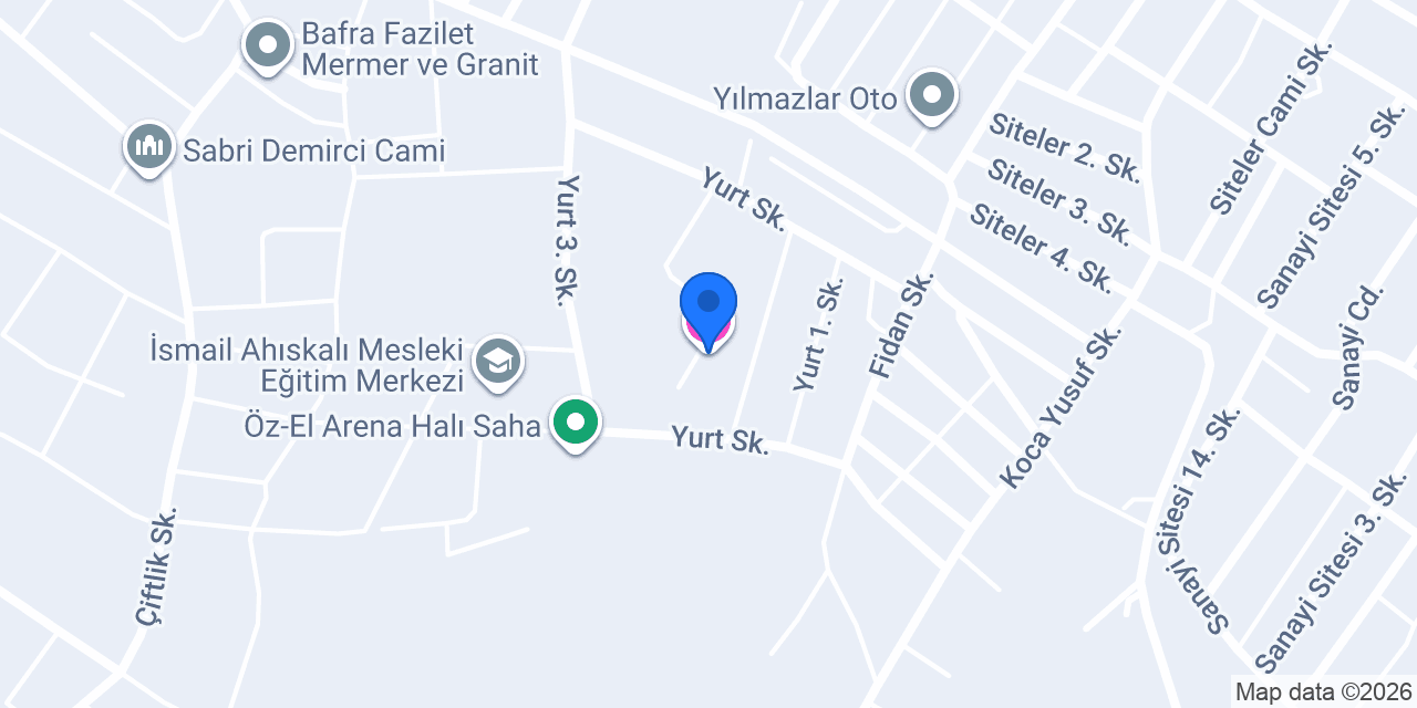 Milli Piyango Öğrenci Yurdu konumu