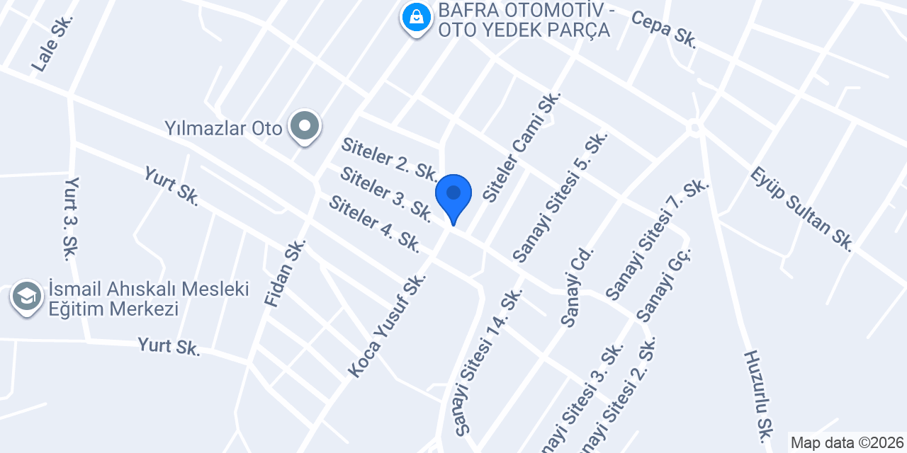 Anzerli Motorlu Araclar konumu
