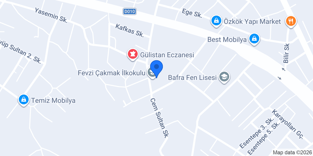 Fevzi Çakmak İlkokulu konumu
