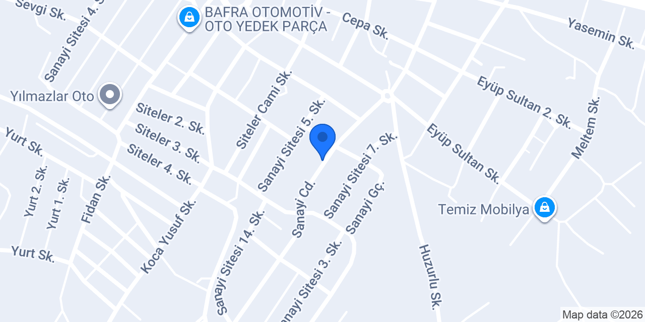 Kemaloğlu Oto Yedek Parça konumu