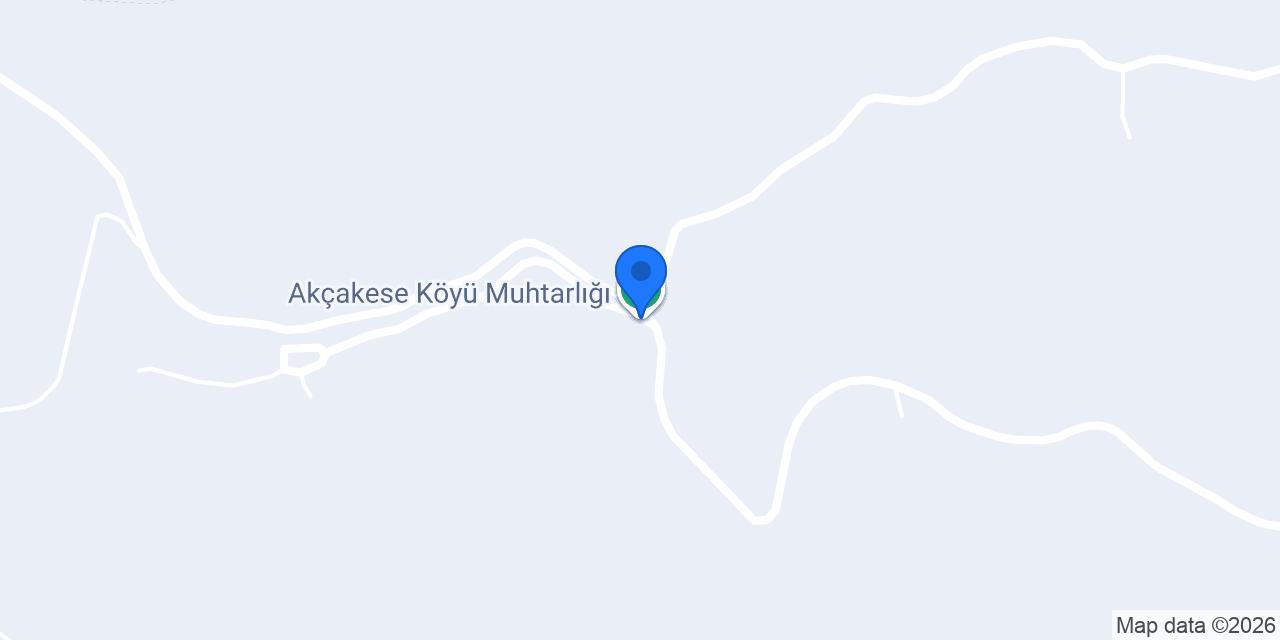 Akçakese Köyü Muhtarlığı konumu